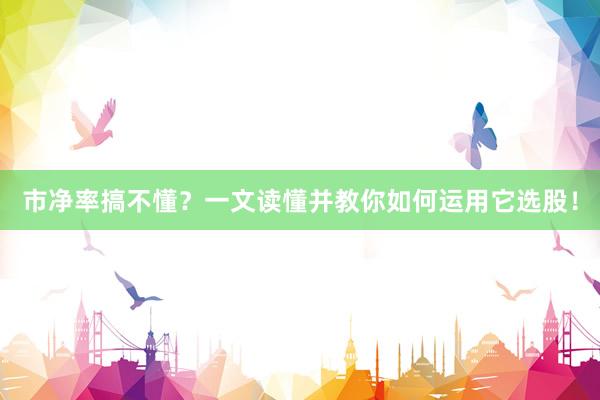 市净率搞不懂？一文读懂并教你如何运用它选股！