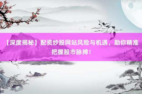 【深度揭秘】配资炒股网站风险与机遇，助你精准把握股市脉搏！